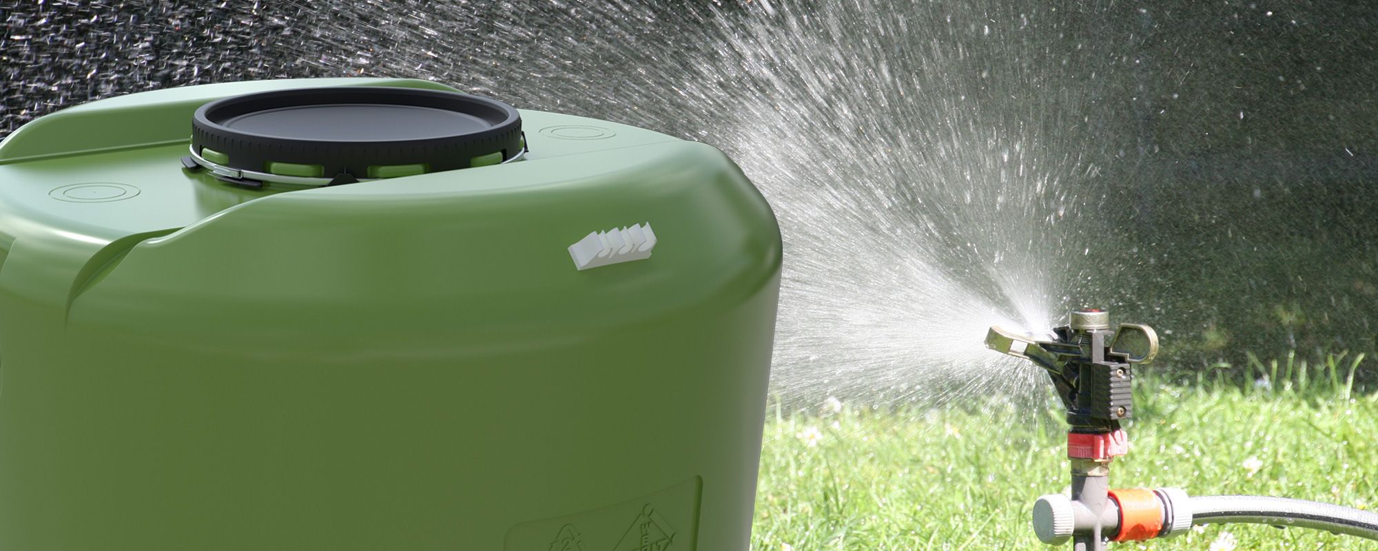 Regentonne 1000l aus Kunststoff WERIT